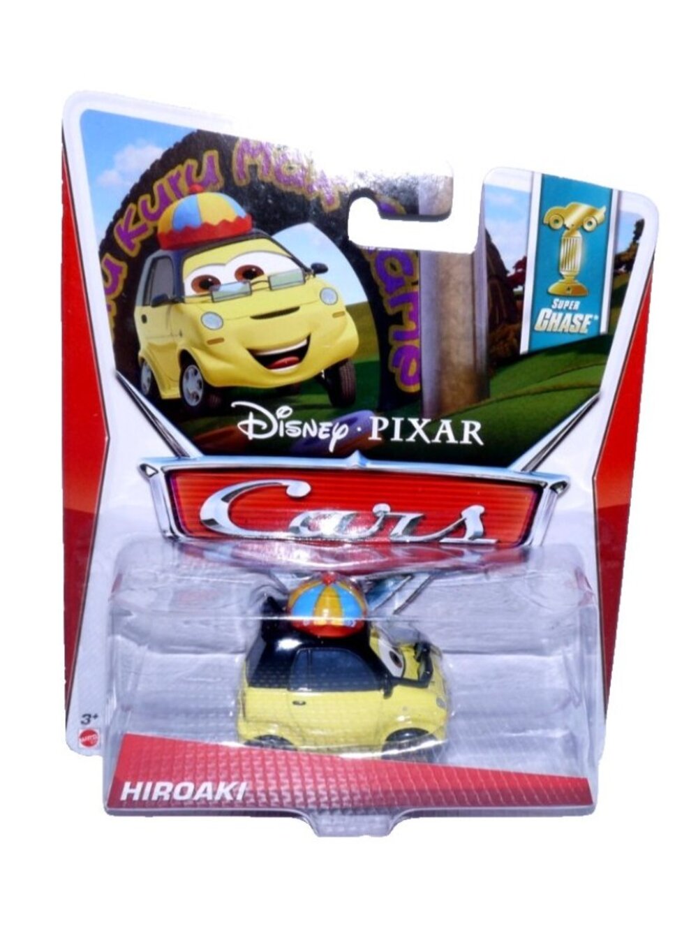 Disney Pixar Cars Hiroaki Super Chase toy car Mattel 2013, New